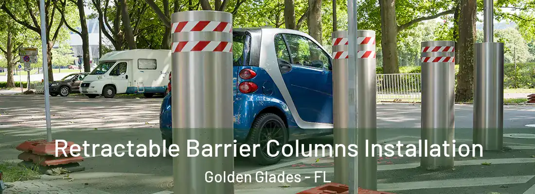  Retractable Barrier Columns Installation Golden Glades - FL